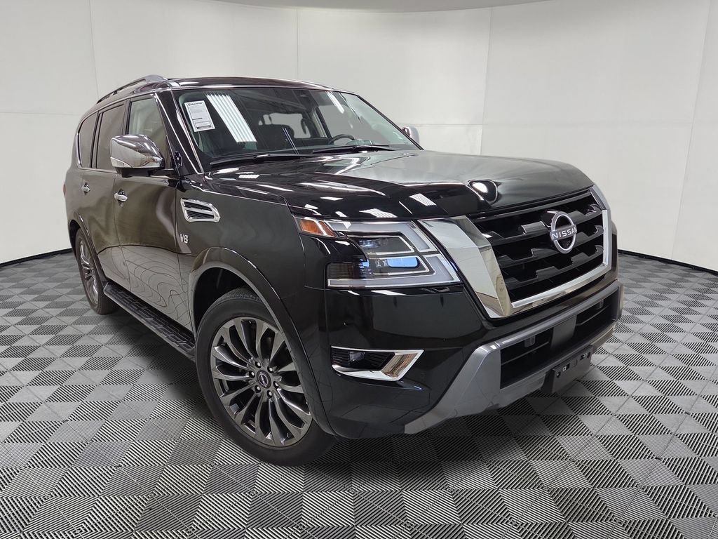 Used 2022 Nissan Armada Platinum w/ Captain's Chairs Package AWD/4WD image 3