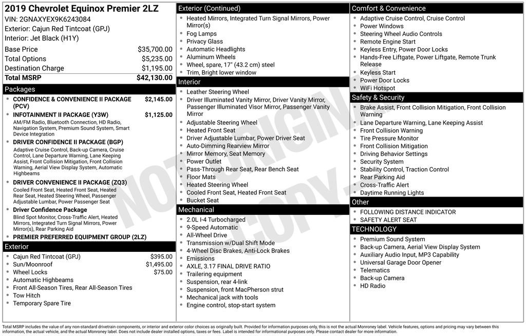 Used 2019 Chevrolet Equinox Premier image 30