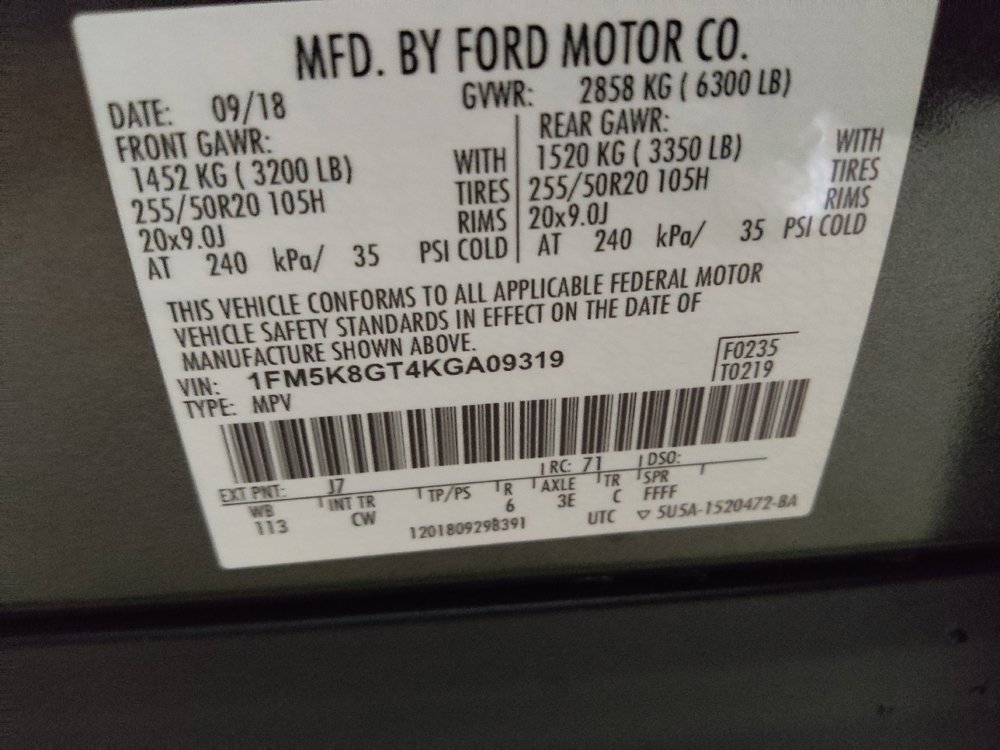 Used 2019 Ford Explorer Sport AWD/4WD image 33