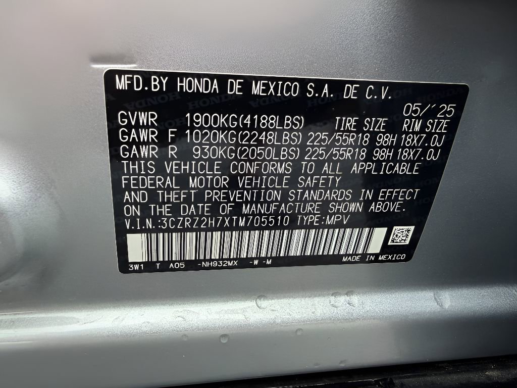 Used 2026 Honda HR-V EX-L image 34