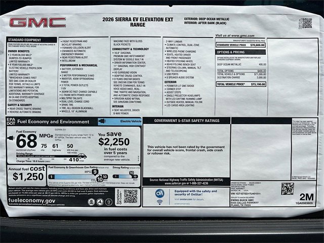 New 2026 GMC Sierra EV Elevation image 21