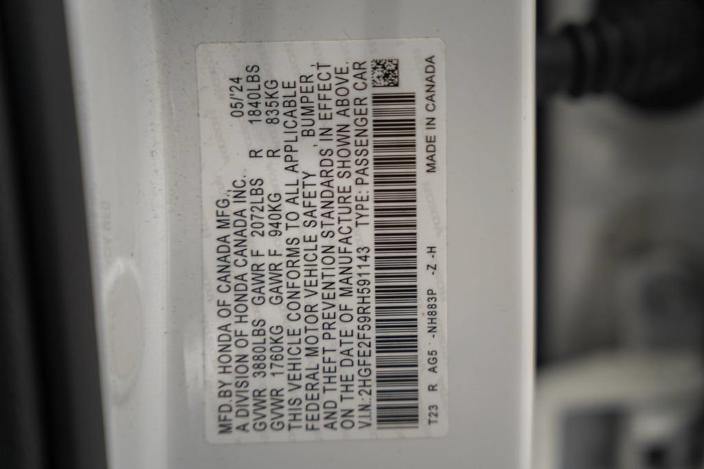 Used 2024 Honda Civic Sport image 34