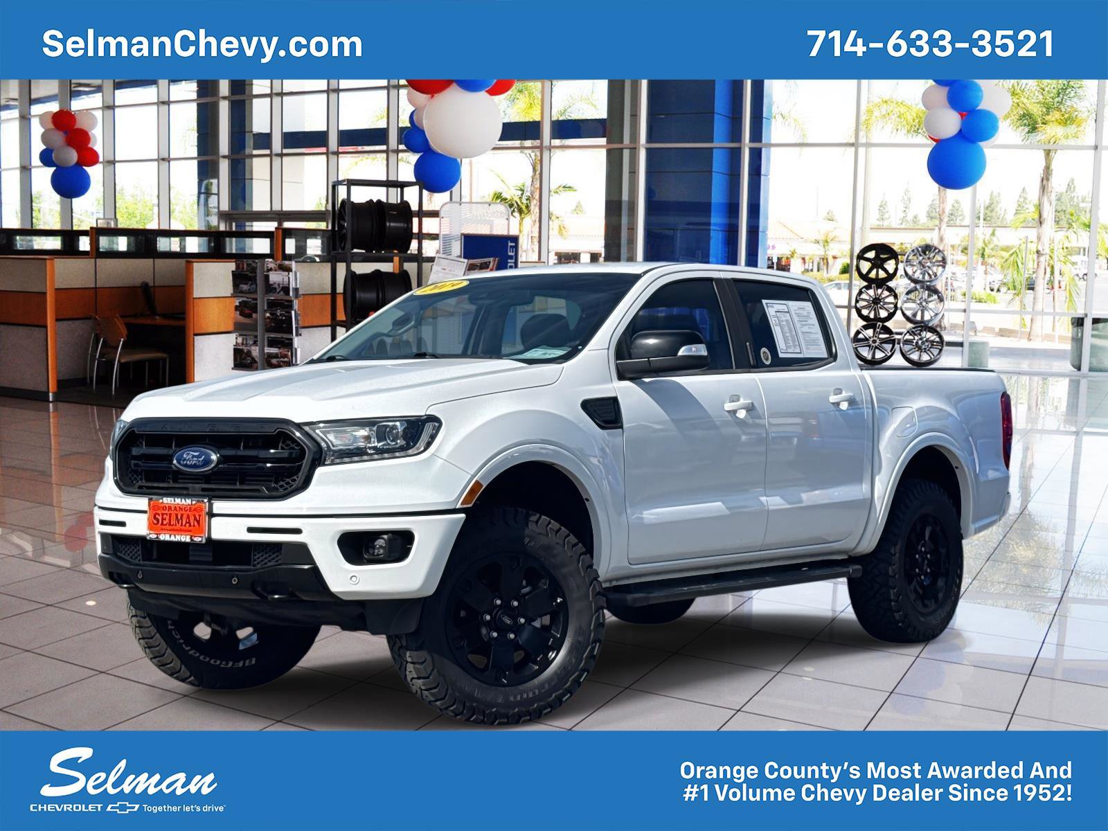 Used 2019 Ford Ranger Lariat w/ Black Appearance Package image 1