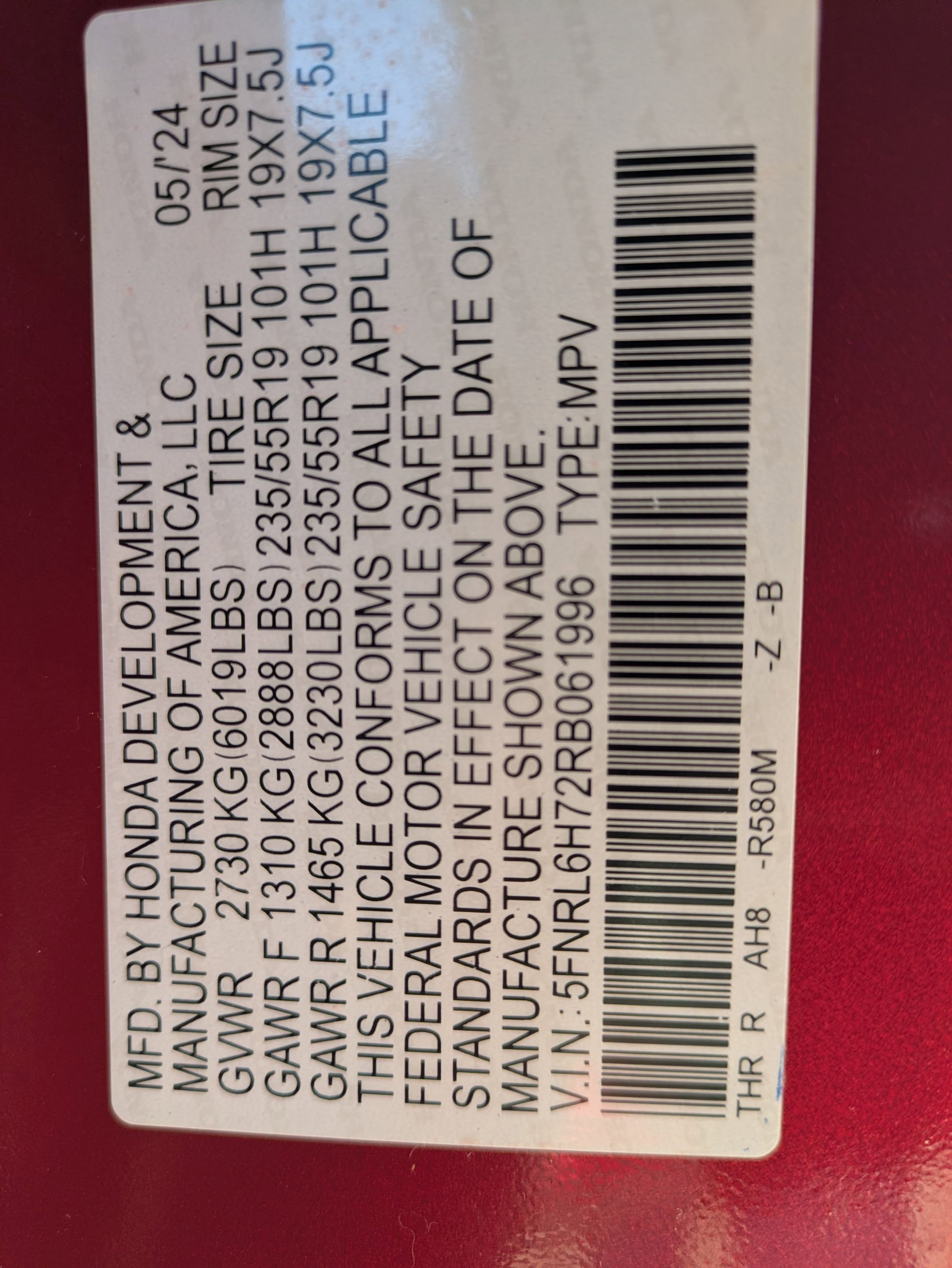 Certified 2024 Honda Odyssey Sport image 34