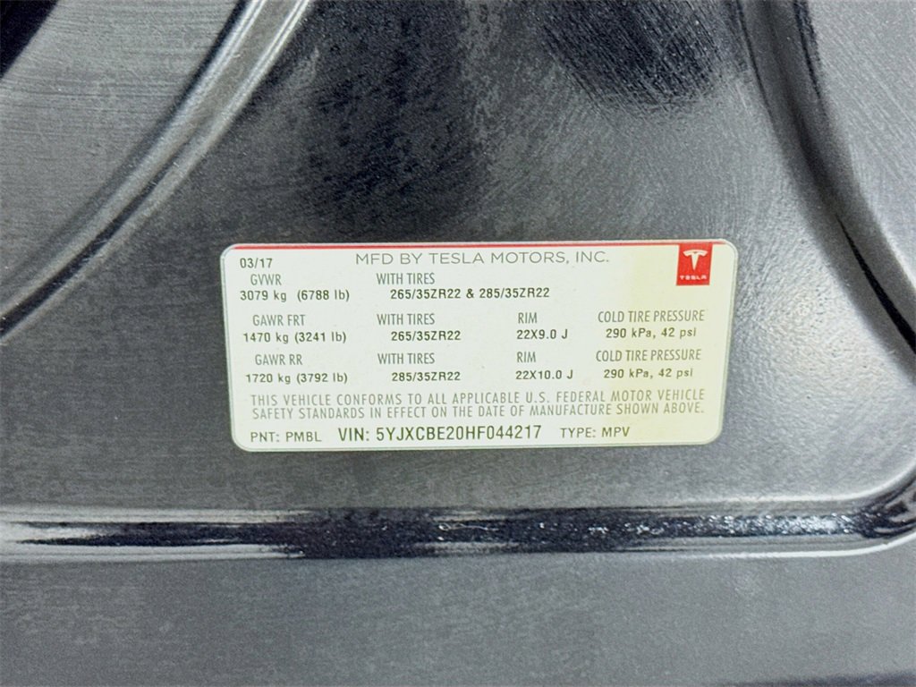 Used 2017 Tesla Model X 100D image 49