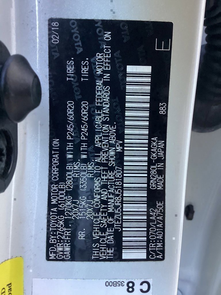 Used 2018 Toyota 4Runner Limited image 65