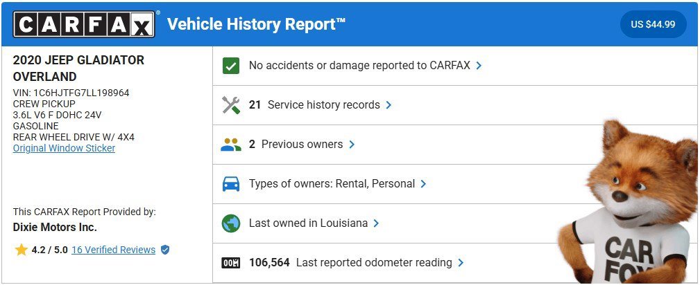 Used 2020 Jeep Gladiator Overland image 21