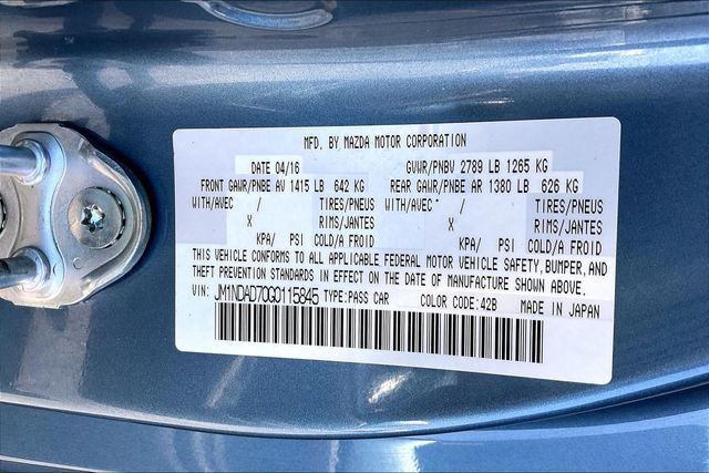Used 2016 MAZDA MX-5 Miata Grand Touring RWD image 35