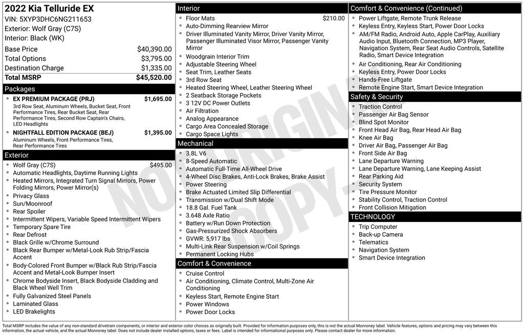 Used 2022 Kia Telluride EX w/ EX Premium Package image 31