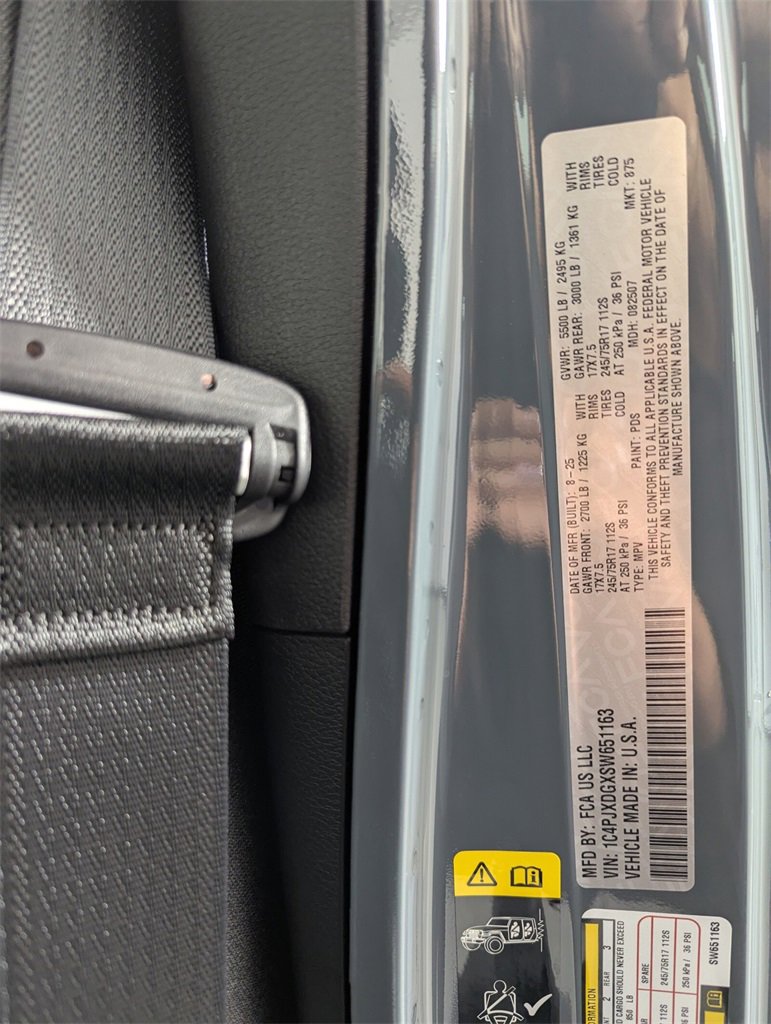 New 2025 Jeep Wrangler Sport S image 27