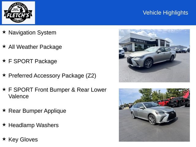 Used 2020 Lexus GS 350 F Sport AWD/4WD image 2