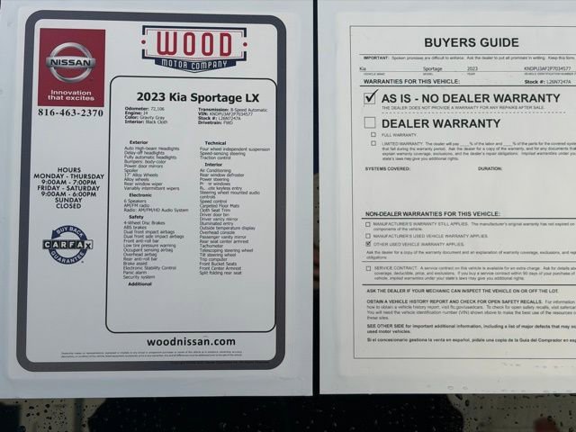 Used 2023 Kia Sportage LX image 10