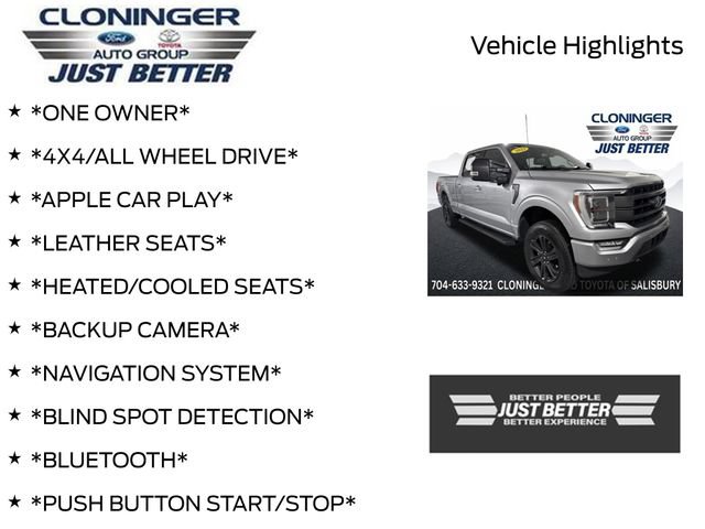 Used 2023 Ford F150 Lariat w/ Equipment Group 502A High AWD/4WD image 3