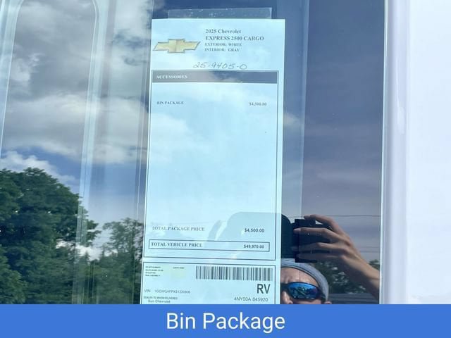 New 2025 Chevrolet Express 2500 w/ Driver Convenience Package RWD image 2