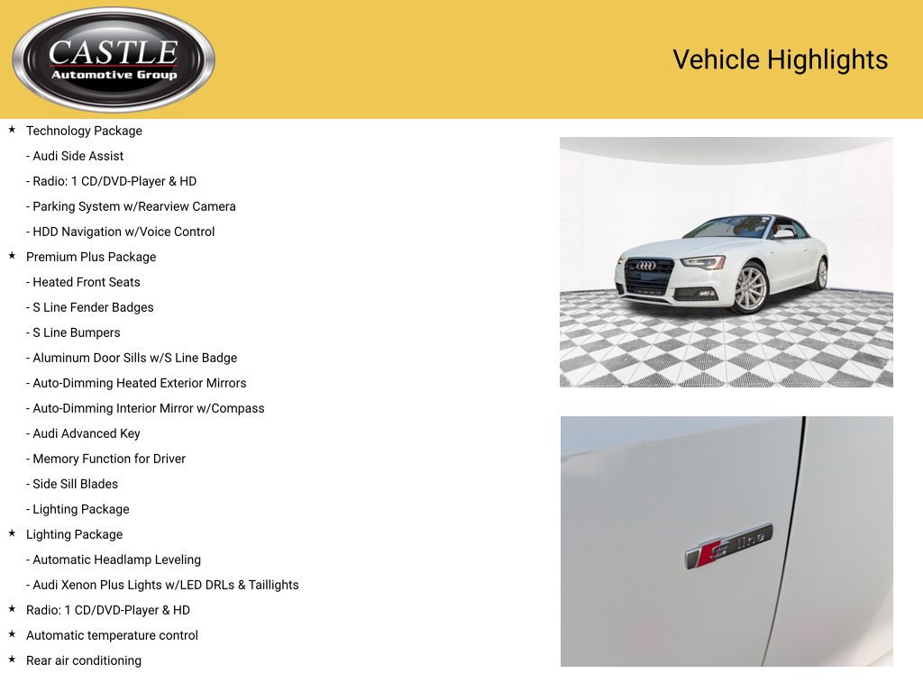 Used 2015 Audi A5 2.0T Premium Plus w/ Technology Package AWD/4WD image 4