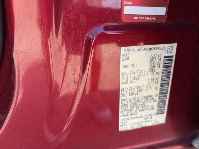 Used 2023 Nissan Frontier PRO-4X w/ Technology Package image 20