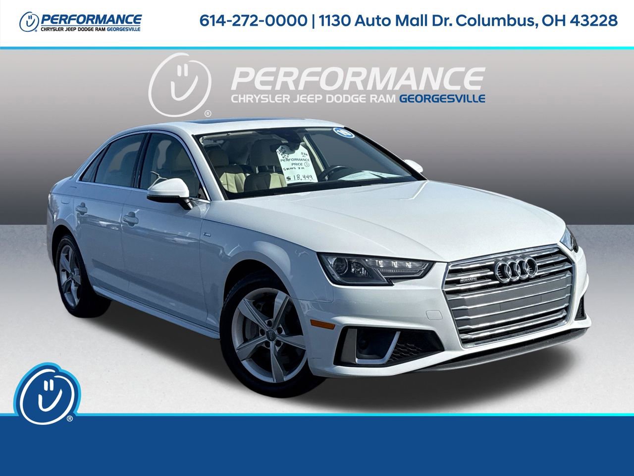 Used 2019 Audi A4 2.0T Premium w/ Convenience Package