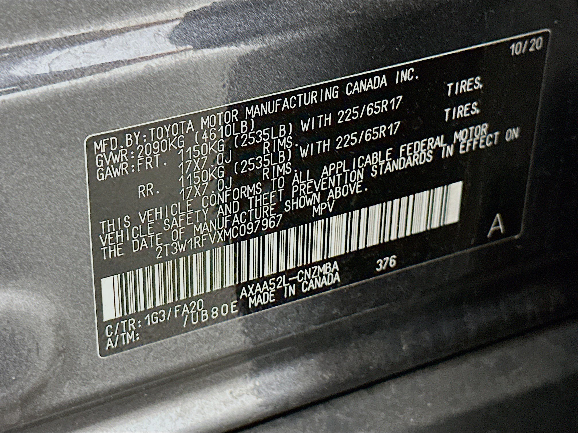 Used 2021 Toyota RAV4 XLE w/ XLE Grade Weather Package FWD image 12