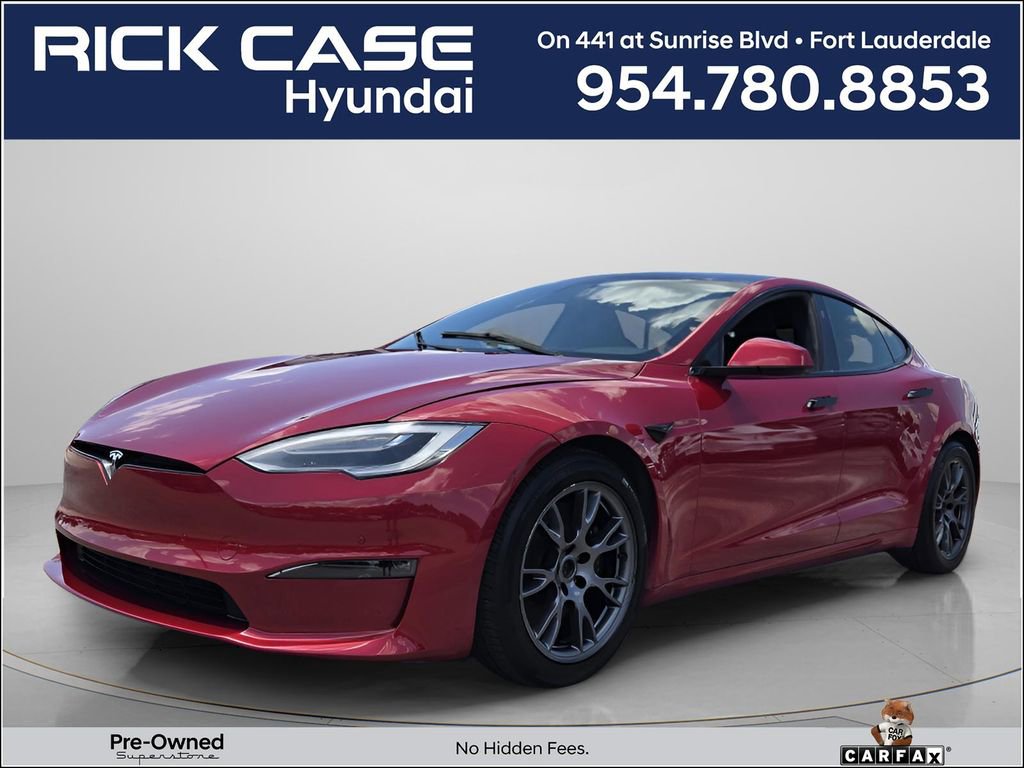 Used 2021 Tesla Model S Long Range AWD/4WD image 1