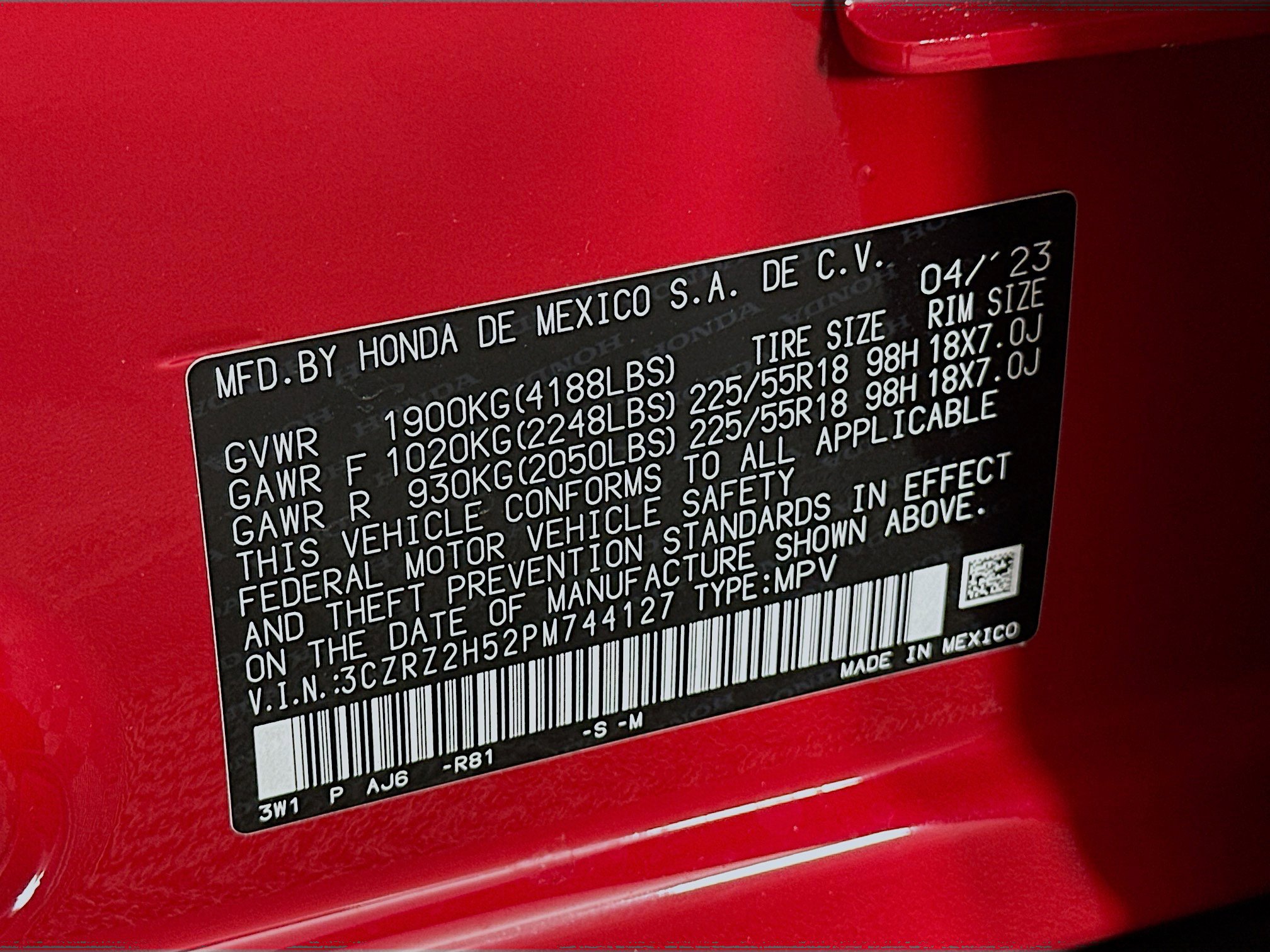 Used 2023 Honda HR-V Sport image 12