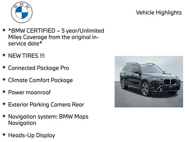 Certified 2025 BMW X7 M60i w/ Climate Comfort Package AWD/4WD image 9