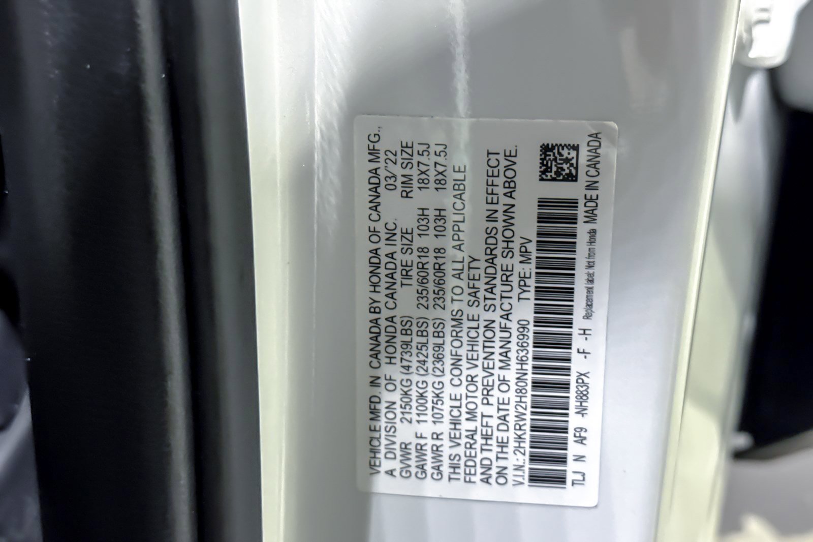 Used 2022 Honda CR-V EX-L image 21