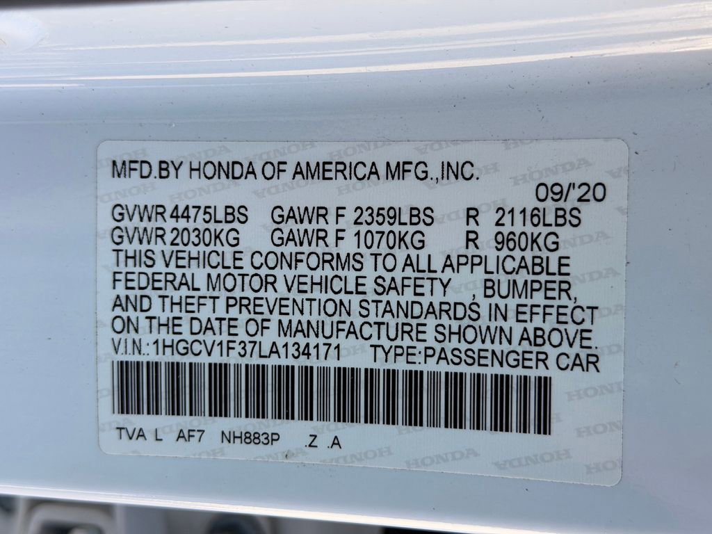Used 2020 Honda Accord Sport image 34