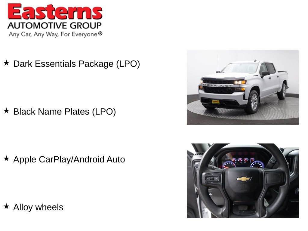 Used 2021 Chevrolet Silverado 1500 Custom w/ LPO, Dark Essentials Package AWD/4WD image 11