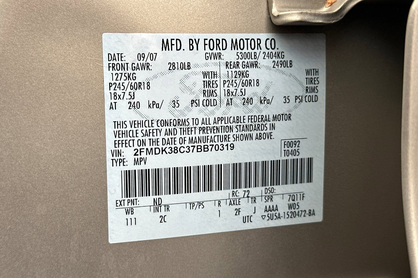 Used 2007 Ford Edge SEL image 25