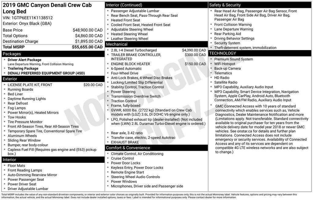 Used 2019 GMC Canyon Denali image 9