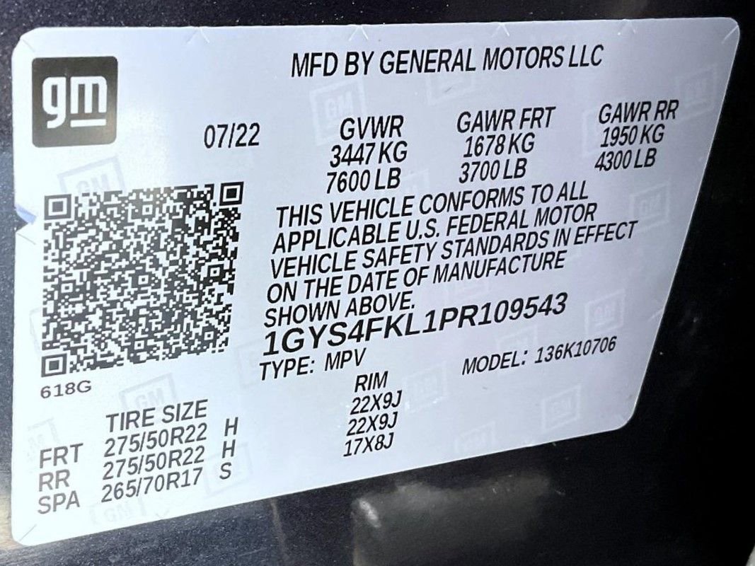 Used 2023 Cadillac Escalade Sport w/ LPO, ONYX Package image 30