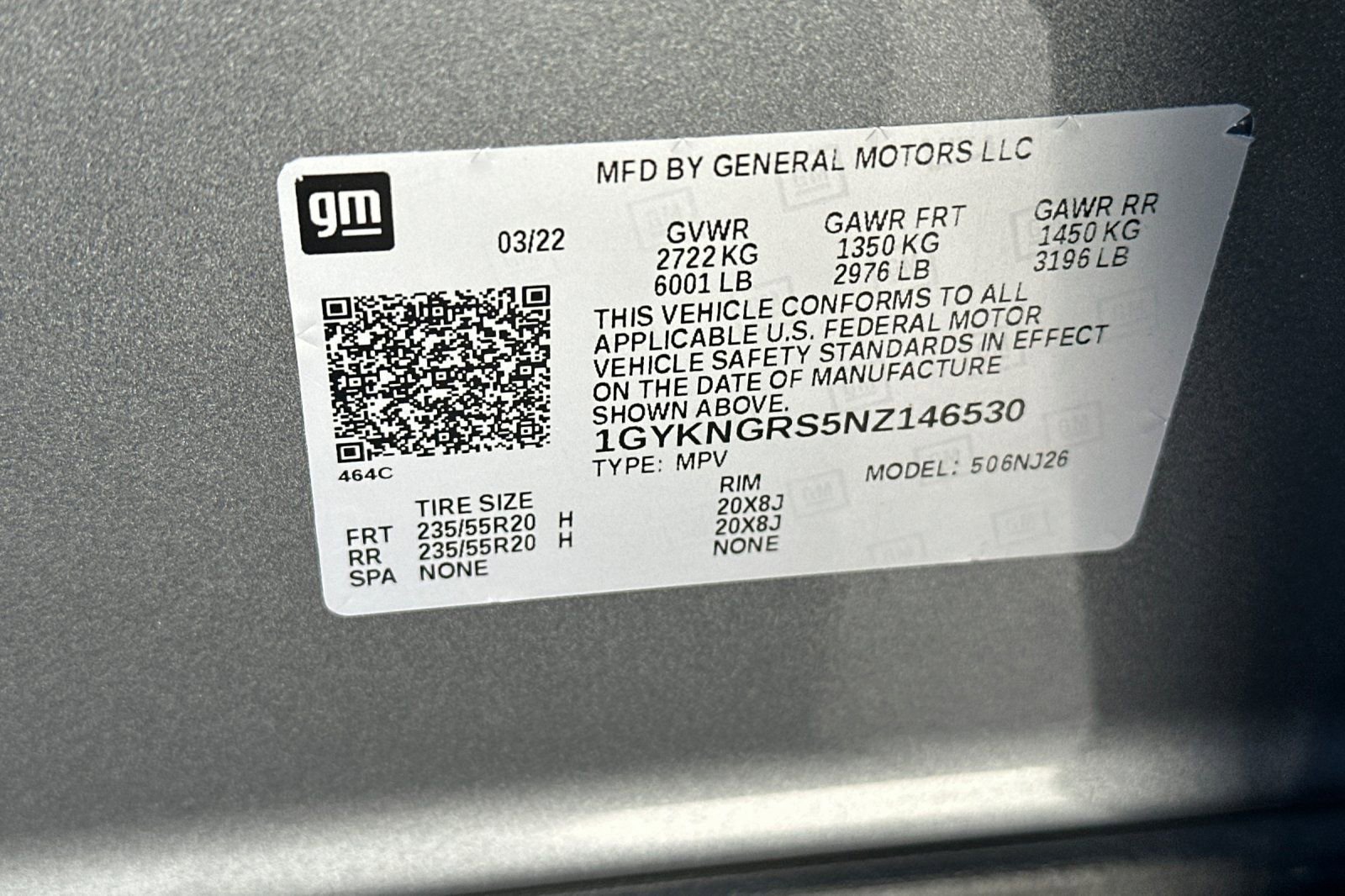 Used 2022 Cadillac XT5 Sportv w/ LPO, ONYX Package image 28