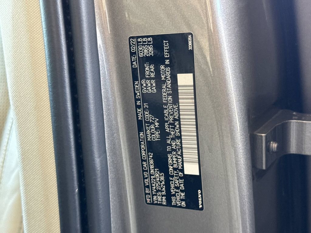 Certified 2022 Volvo XC90 T6 Inscription w/ Advanced Package image 29