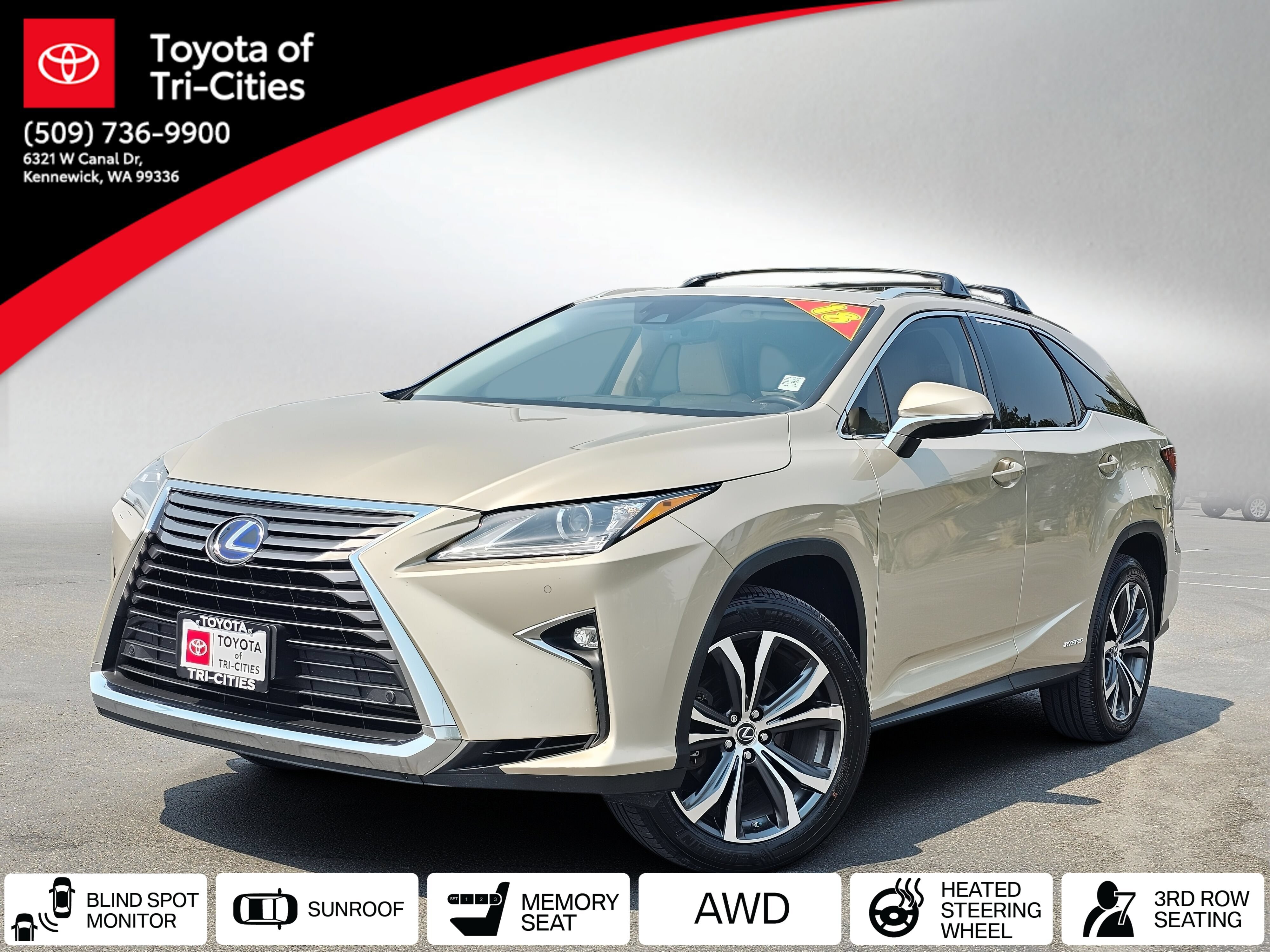 Used 2018 Lexus RX 450hL Premium w/ Premium Package