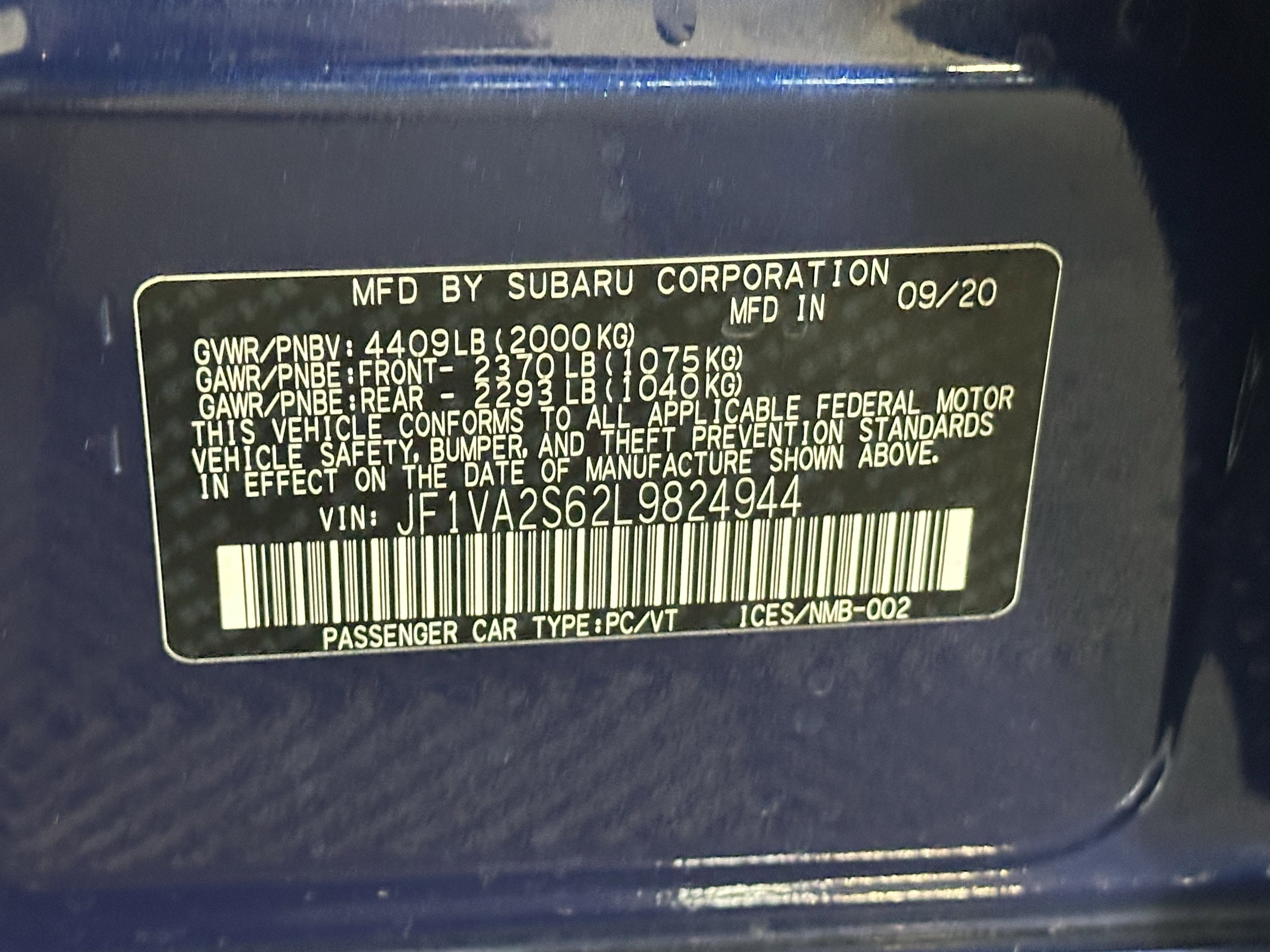 Used 2020 Subaru WRX STI image 36