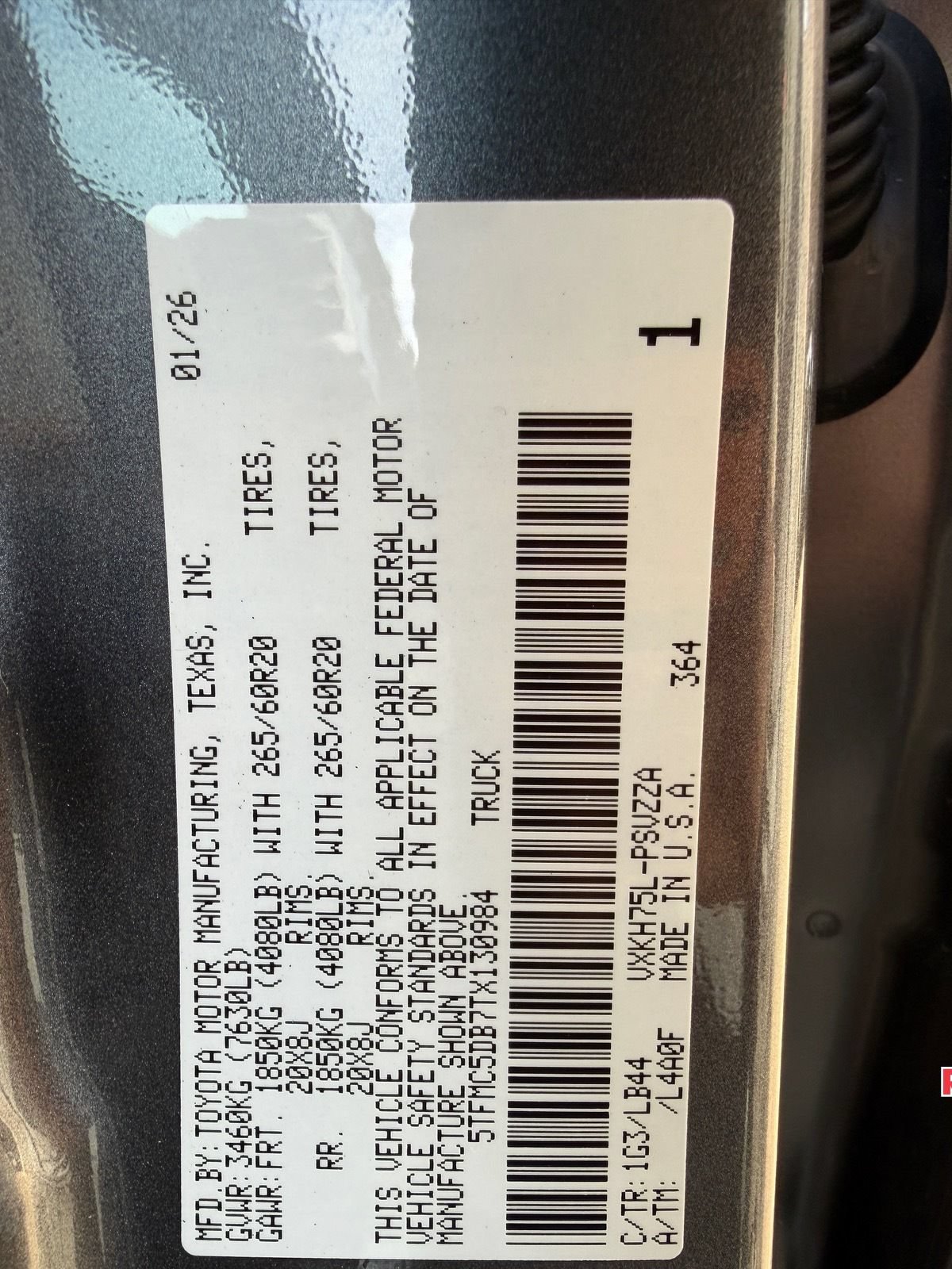 New 2026 Toyota Tundra 1794 Edition AWD/4WD image 24
