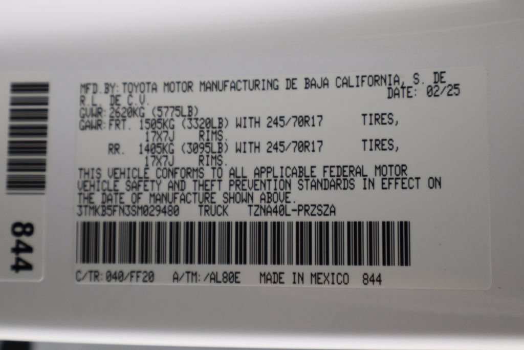 Used 2025 Toyota Tacoma SR5 RWD image 32