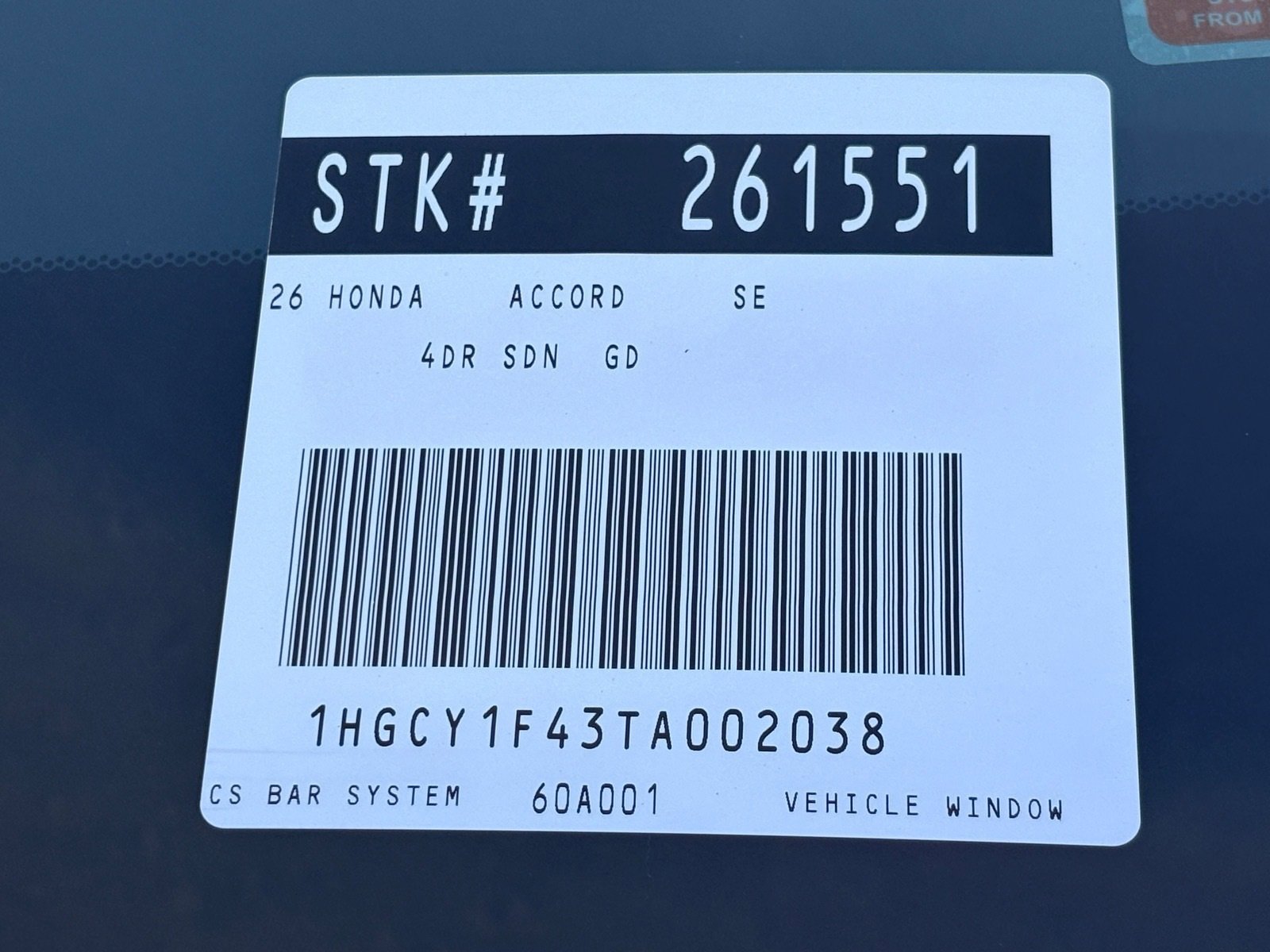 New 2026 Honda Accord SE image 21