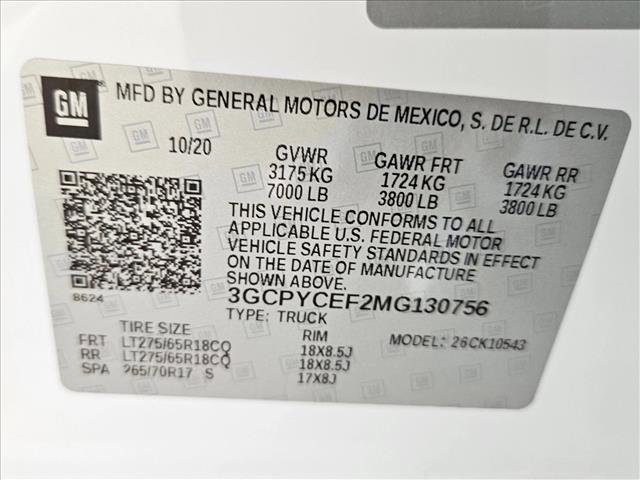 Used 2021 Chevrolet Silverado 1500 Custom Trail Boss AWD/4WD image 23