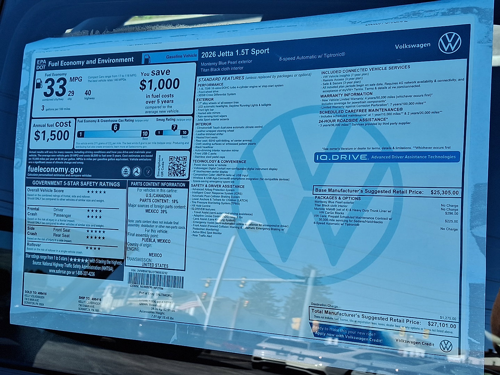 New 2026 Volkswagen Jetta Sport image 12