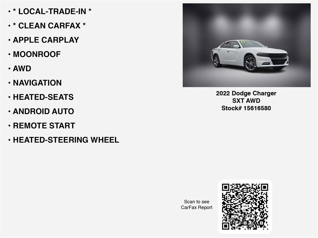 Used 2022 Dodge Charger SXT w/ Navigation & Travel Group image 7