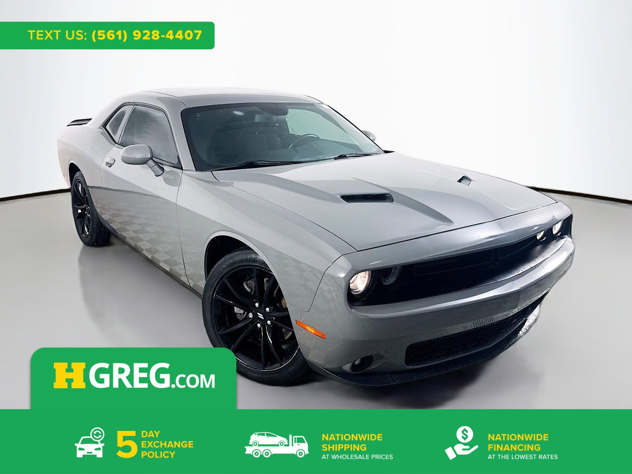 Used 2018 Dodge Challenger R/T w/ Blacktop Package RWD image 1