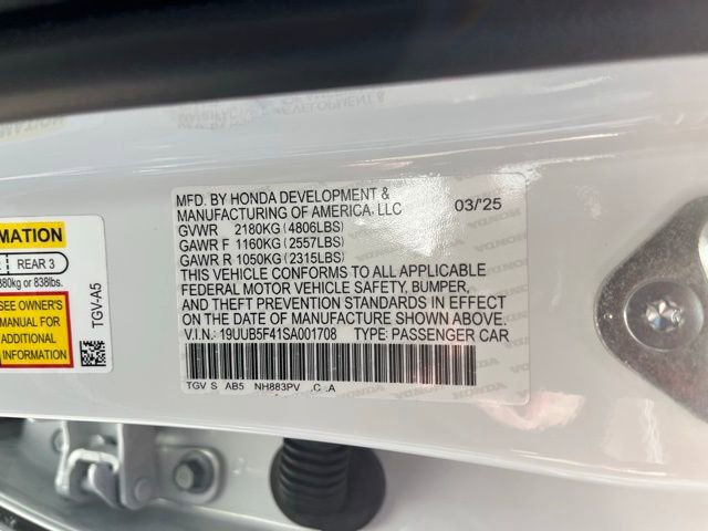 Certified 2025 Acura TLX Technology Package image 29