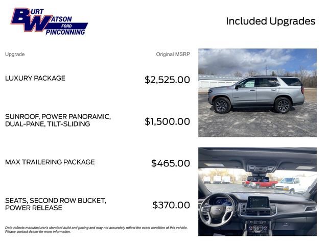 Used 2024 Chevrolet Tahoe Z71 w/ Luxury Package image 3