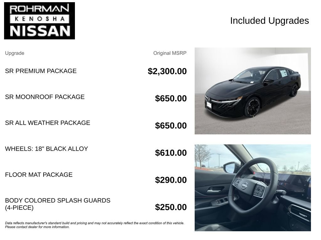 New 2026 Nissan Sentra SR w/ SR Premium Package FWD image 4