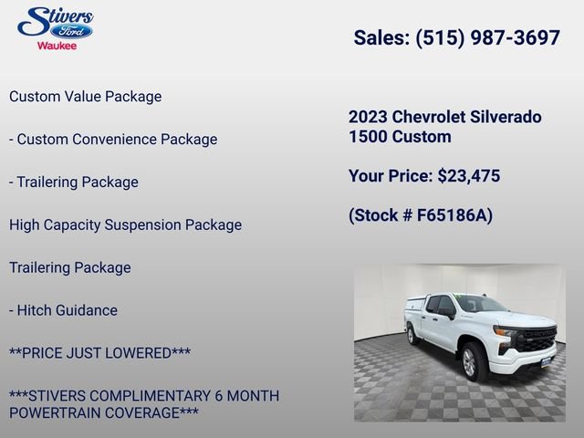 Used 2023 Chevrolet Silverado 1500 Custom AWD/4WD image 34