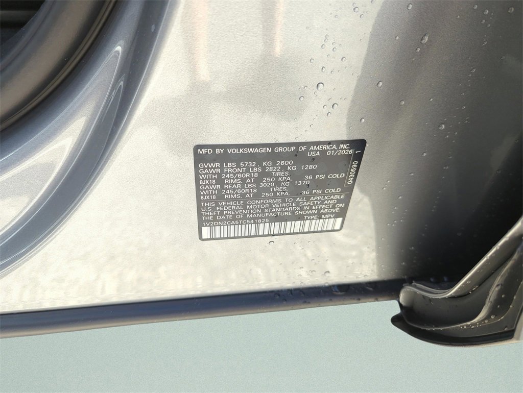 New 2026 Volkswagen Atlas SE image 47