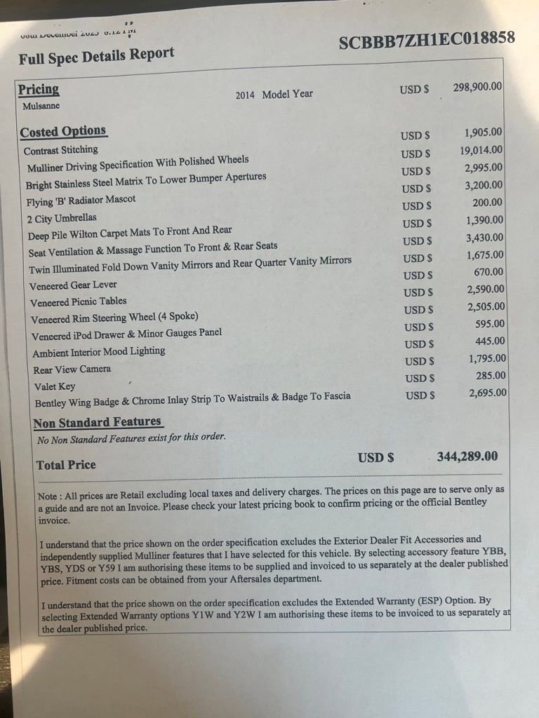 Used 2014 Bentley Mulsanne image 27