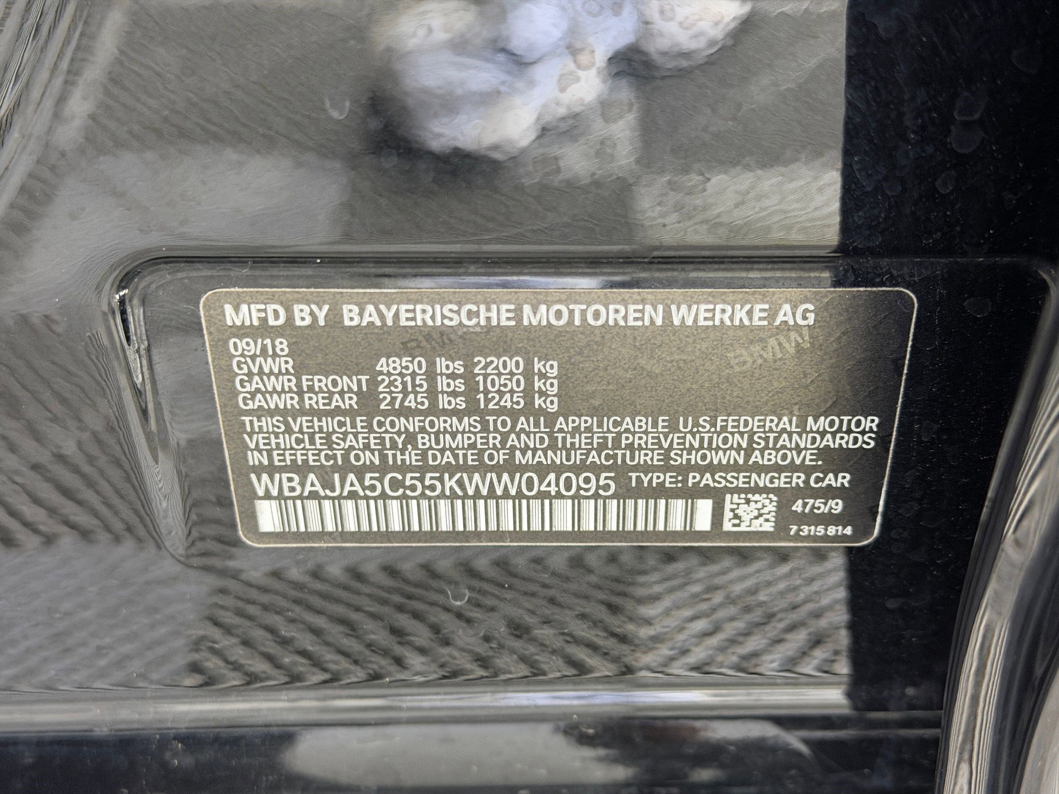 Used 2019 BMW 530i w/ Convenience Package image 20