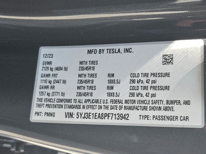 Used 2023 Tesla Model 3 Standard Range RWD image 33